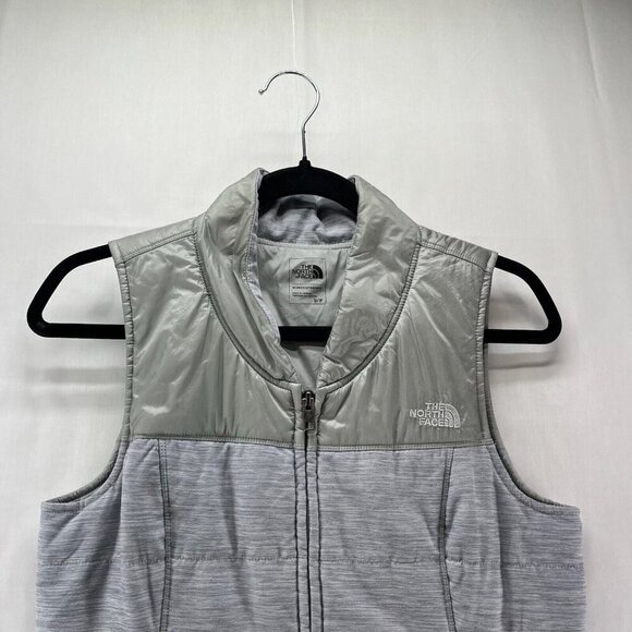 The North Face Jacket Womens Size S Pseudio Vest Puffer Full Zip Heather Gray - Picture 4 of 9